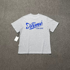 Aimé Leon Dore Script Logo Tee - Heather Grey
