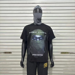 IH NOM UH NIT Runway Division Mask Tee - Black