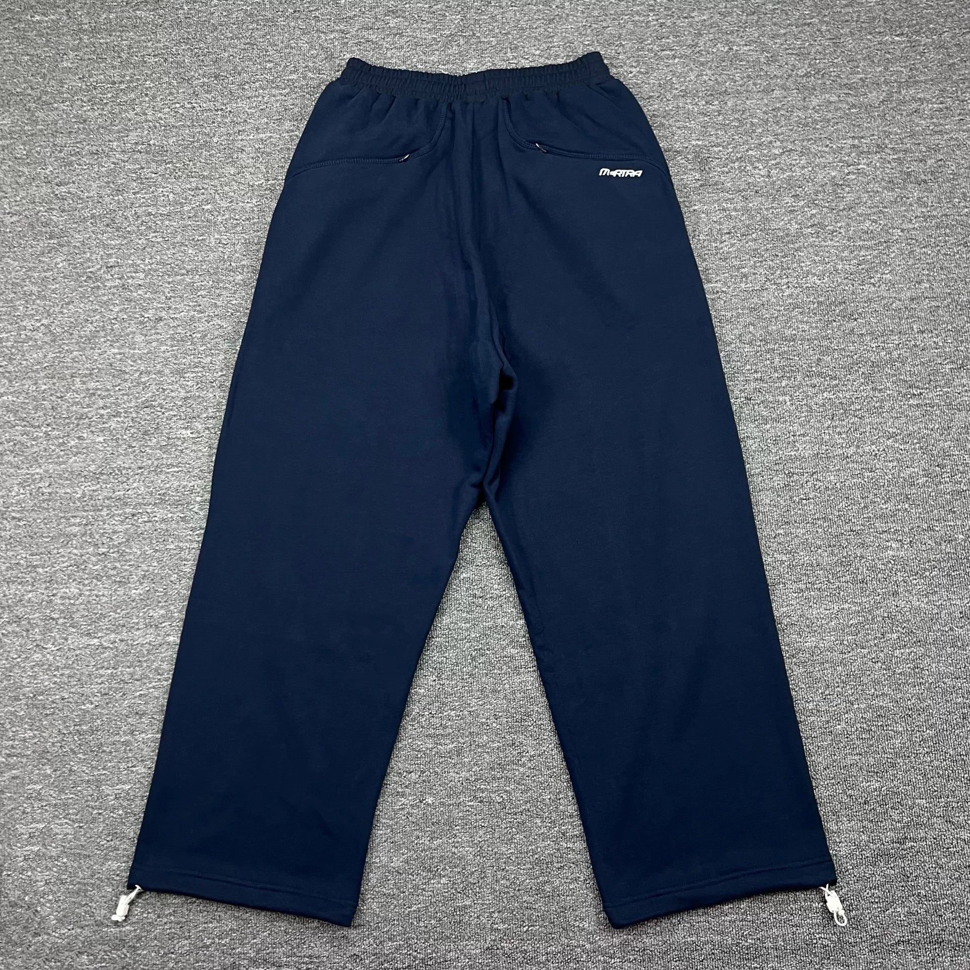 Mertra Straight-Leg Sweatpants - Navy Blue