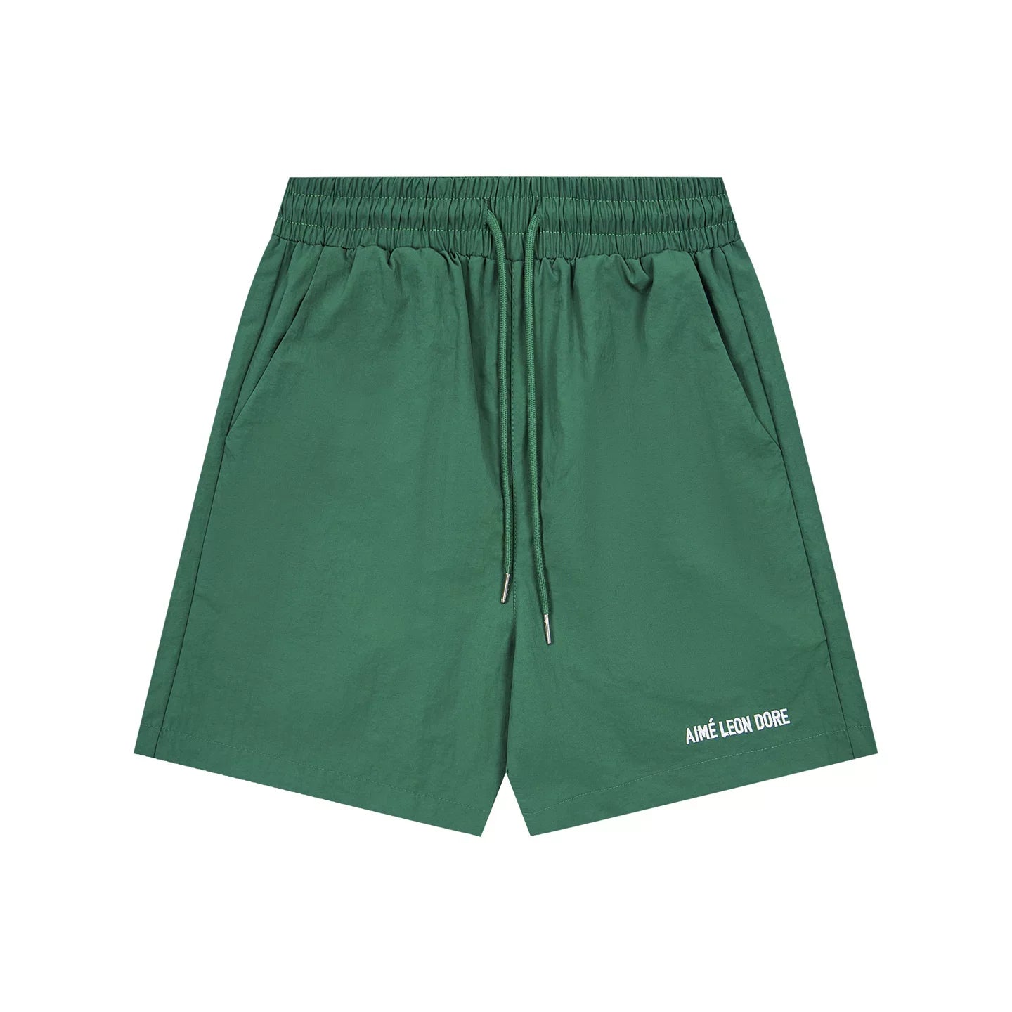 Aimé Leon Dore Nylon Track Shorts - Forest Green